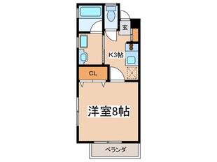 ハイライズ玉川学園Ａの物件間取画像